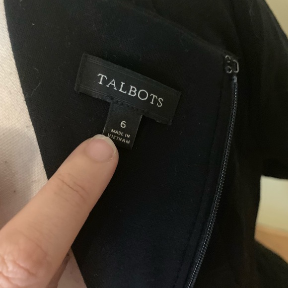 TALBOTS Little Black Dress with 3/4 Sleeves - Picture 5 of 5